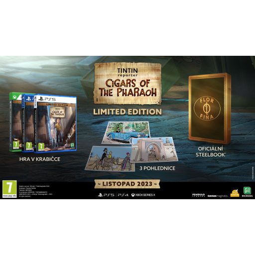 Playstation 4 Tintin Reporter Cigarsof the Pharaoh Limited Edition