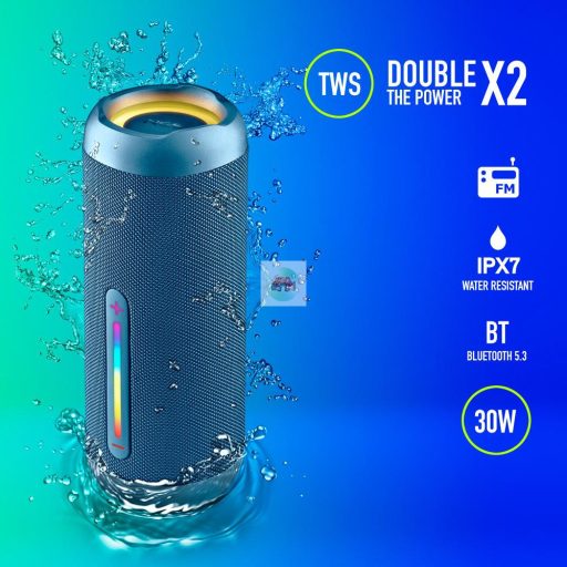 NGS Bluetooth Hangszóró, Blue, Roller Furia 2