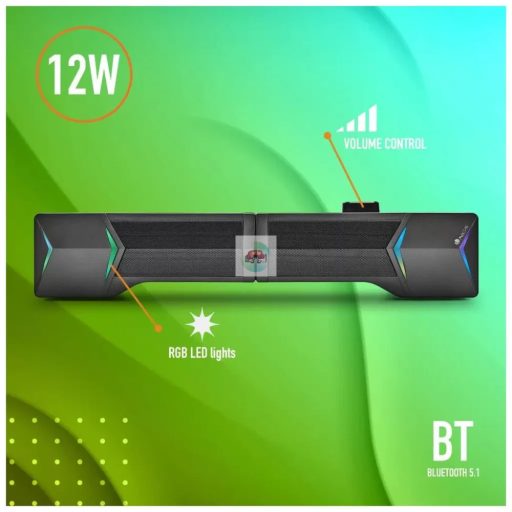 NGS Bluetooth Hangszóró,GSX-B1200 Led 2.0 soundbar