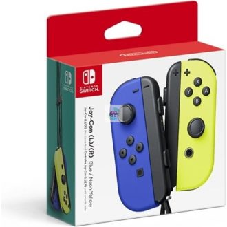 Nintendo Switch Joycon Pár Kék és Neon Sárga színben