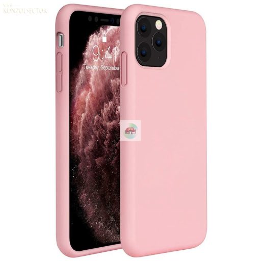 iPhone 15 Plus szilikon tok pink