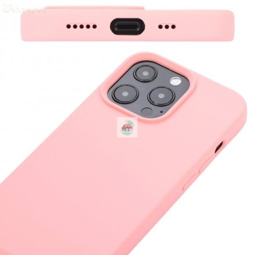 iPhone 15 Plus szilikon tok pink