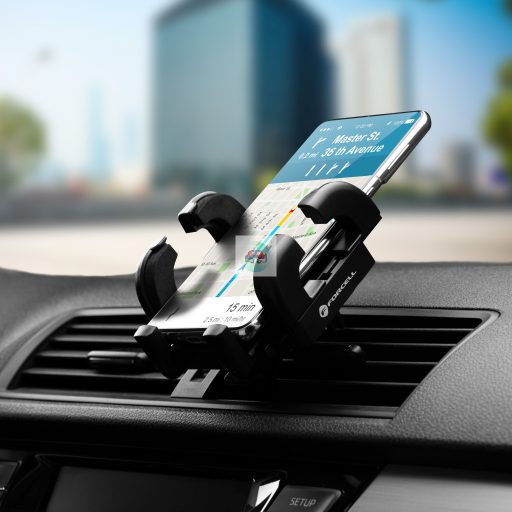 Forcell F-grip telefontartó párnázott belső rész fekete