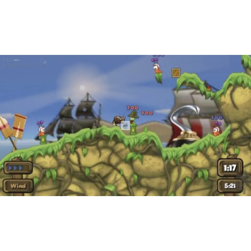 PSP Worms Open Warfare használt