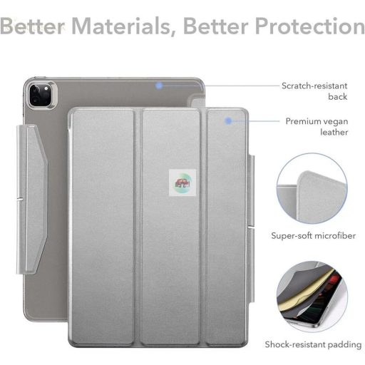 ESR Ascend Trifold tok  iPad Pro 12,9 5th Gen(2022-2021) szürke