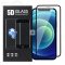 5D üvegfólia iPhone 12 Mini fekete kerettel