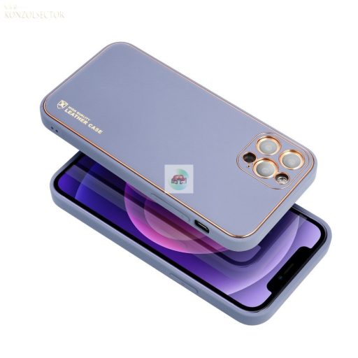 Forcell bőrtok iPhone 11 PRO lila telefontok