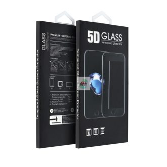   5D Full Glue Tempered Glass üvegfólia - iPhone 16-hoz feketekerettel