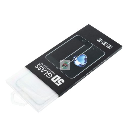 5D Full Glue Tempered Glass üvegfólia - iPhone 16-hoz feketekerettel