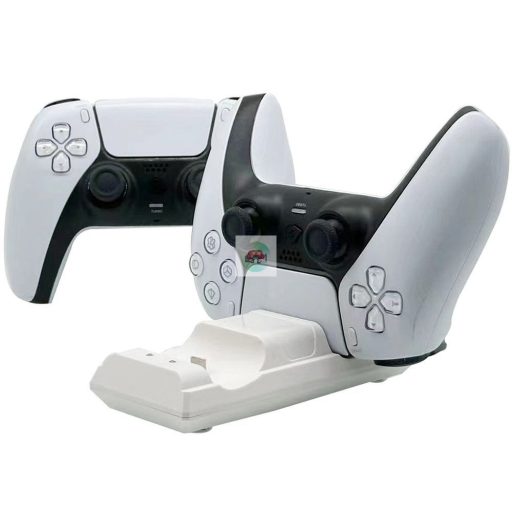 Dobe Ps5/Xs kontroller kettős kontroller töltő dokkoló fehér