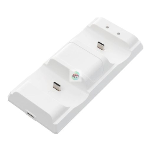 Dobe Ps5/Xs kontroller kettős kontroller töltő dokkoló fehér