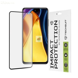   Techsuit 111D Edzett üveg Xiaomi Redmi Note 10 5G / Poco M3 Pro 5G fekete
