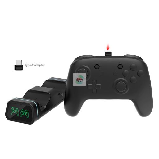 Dobe TYX-0613 Töltő Dokkoló Ps5,XSX, Switch Pro Kontrollerekhez