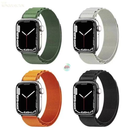 Techsuit-Applewatch-Óraszíj-fekete szövet/38/40/41mm