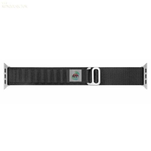 Techsuit-Applewatch-Óraszíj-fekete szövet/42/44/45/49mm