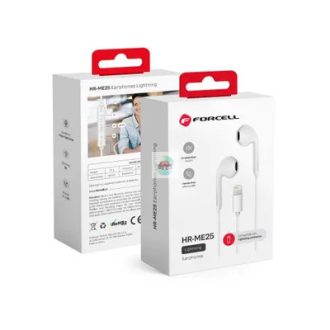   Forcell HF Stereo Headset Iphone Lightning csatlakozóval fehér