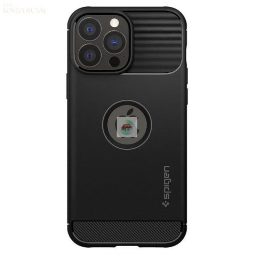 Spigen Rugged Armor iPhone 13 Pro matt fekete tok