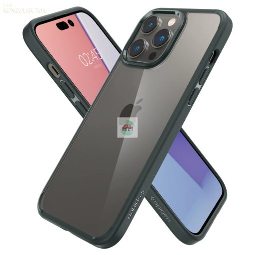 iPhone 14 Pro Spigen Ultra Hybrid tok Abyss zöld