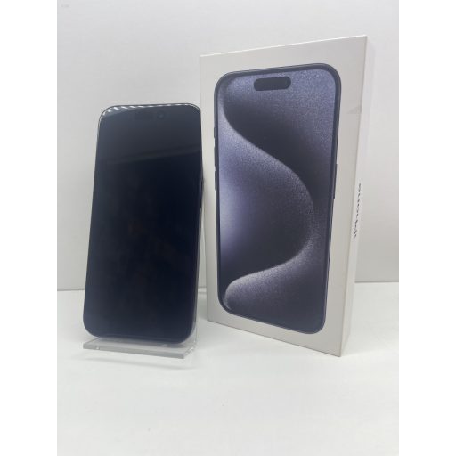 Iphone 15 Pro 256Gb kék Vodafone függő
