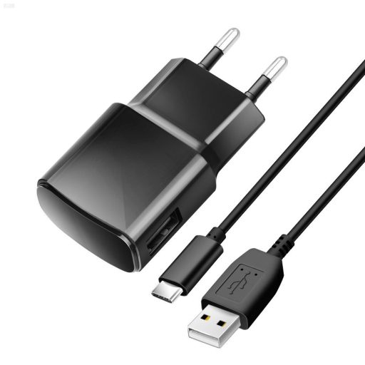 Utazó töltő UNIVERSAL 2A USB C kábellel